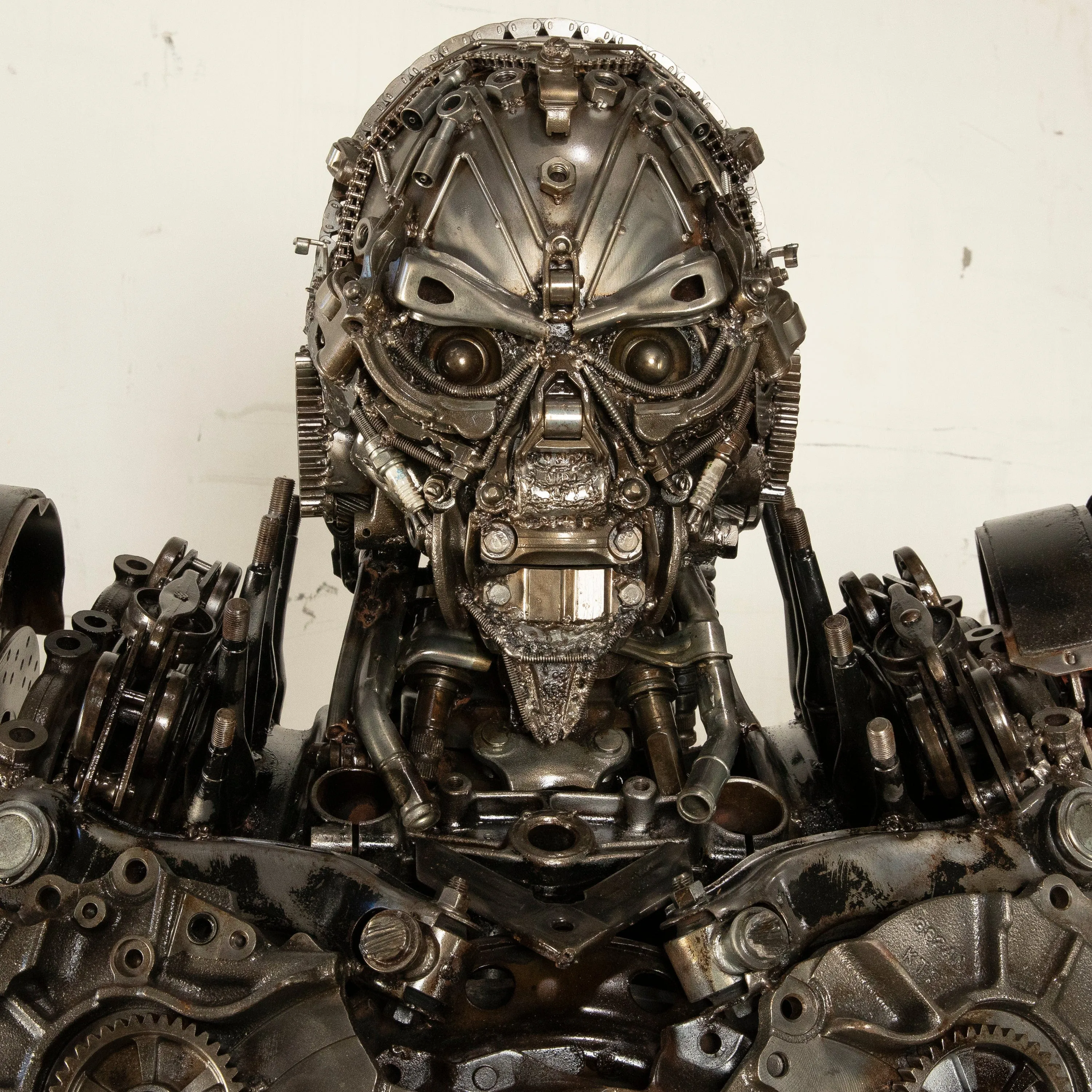 102" Lockdown Decepticon Inspired Recycled Metal Art Sculpture