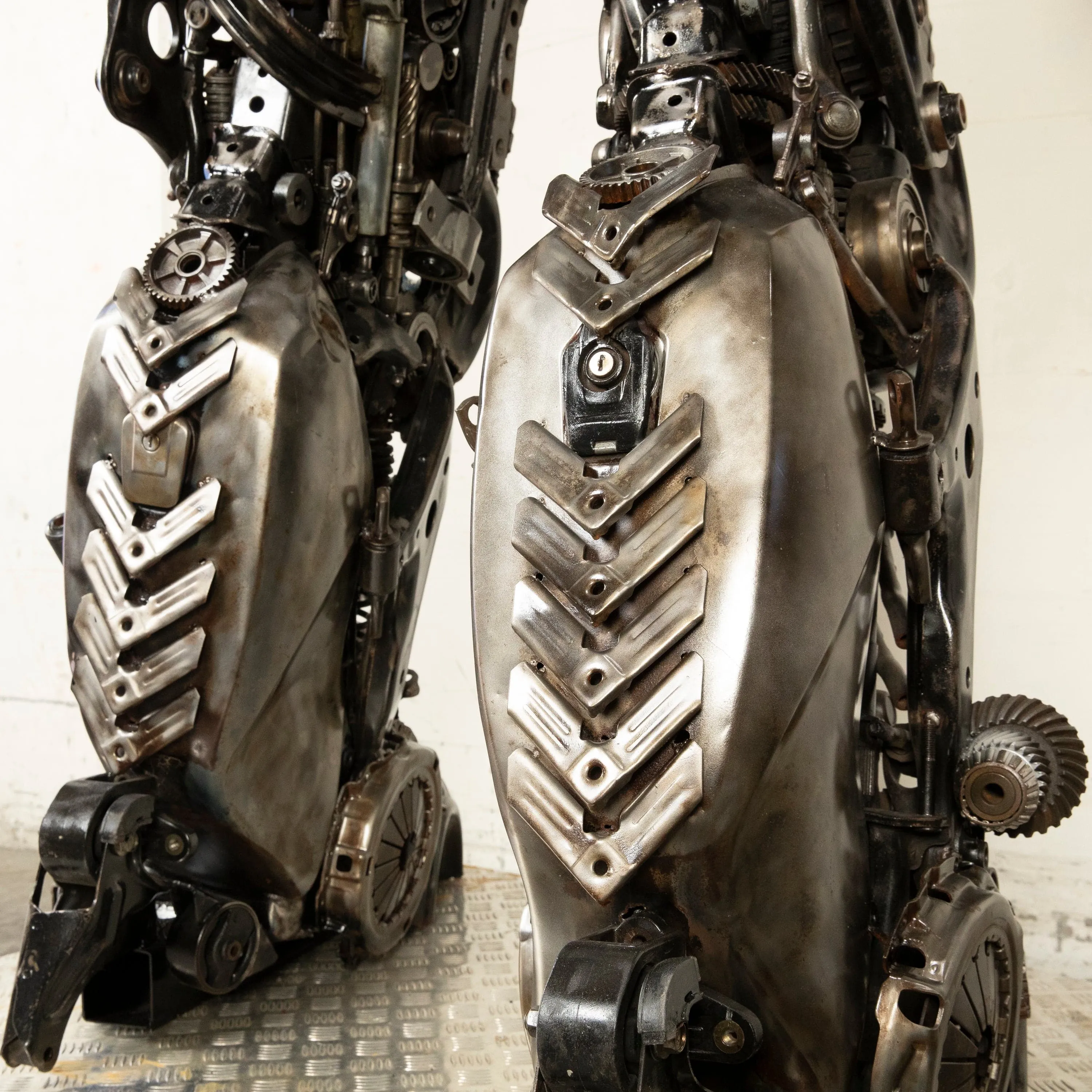 102" Lockdown Decepticon Inspired Recycled Metal Art Sculpture