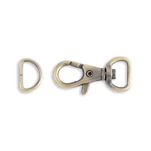 1/2" Swivel Hook and D-Ring