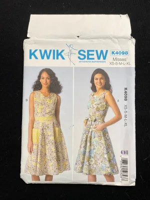 2015 Kwik Sew 4098 Pattern - Dress and Belt