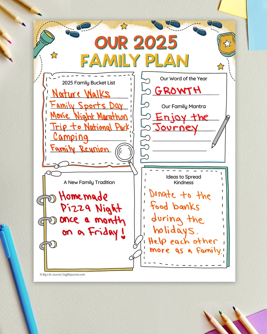 2025 New Year Kit PDF (ages 4-10) - Professional License