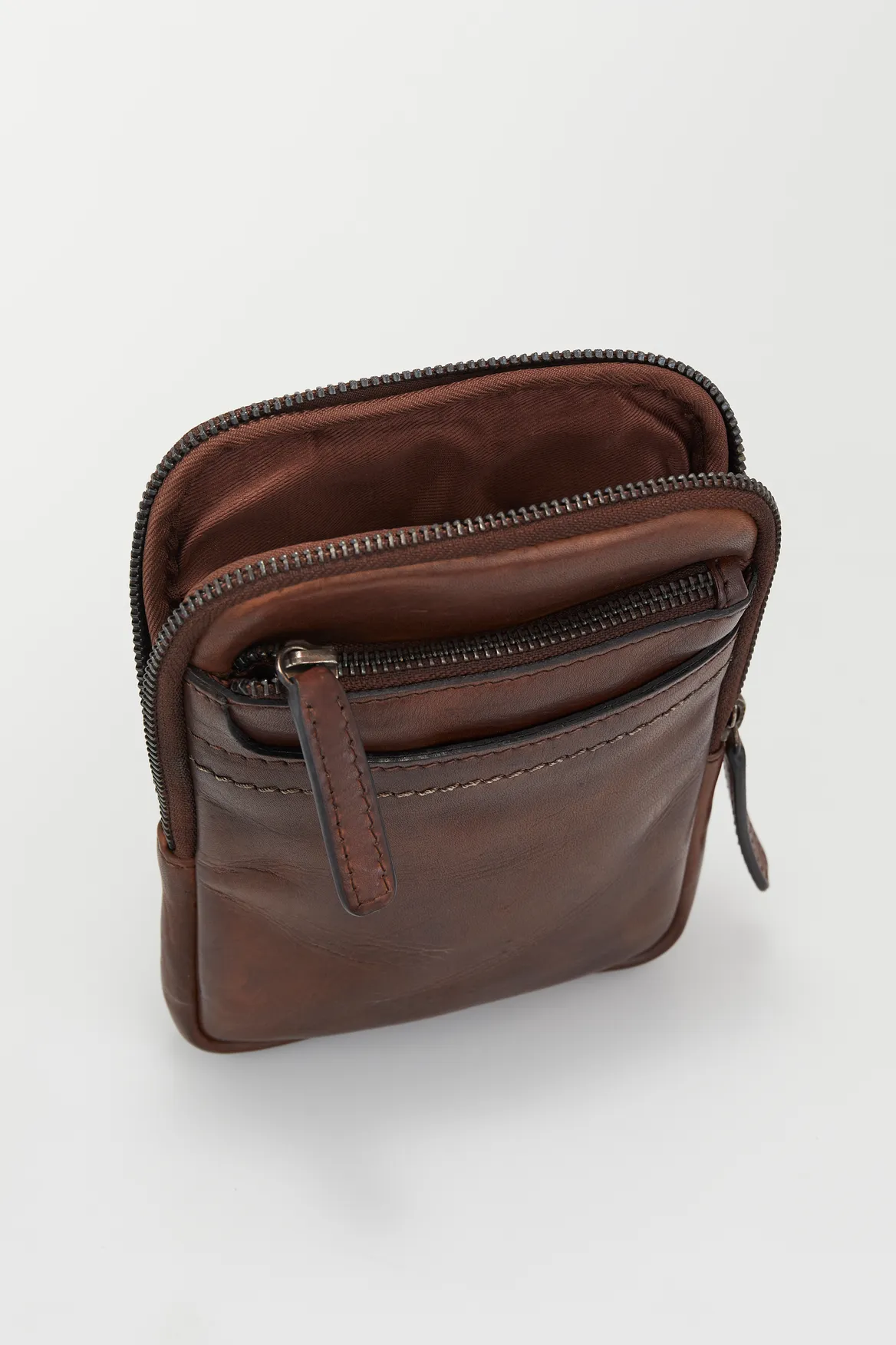 Angus Leather Micro N/S Satchel