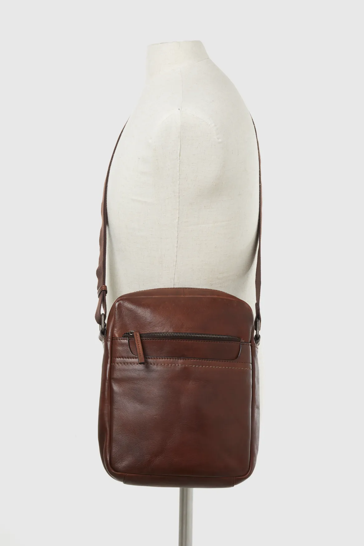 Angus Leather NS Satchel