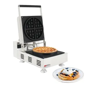 AP-91 Belgian Waffle Maker Thick | Belgian Waffle Maker | Round-Shaped Waffles with Four Parts | Stainless Steel