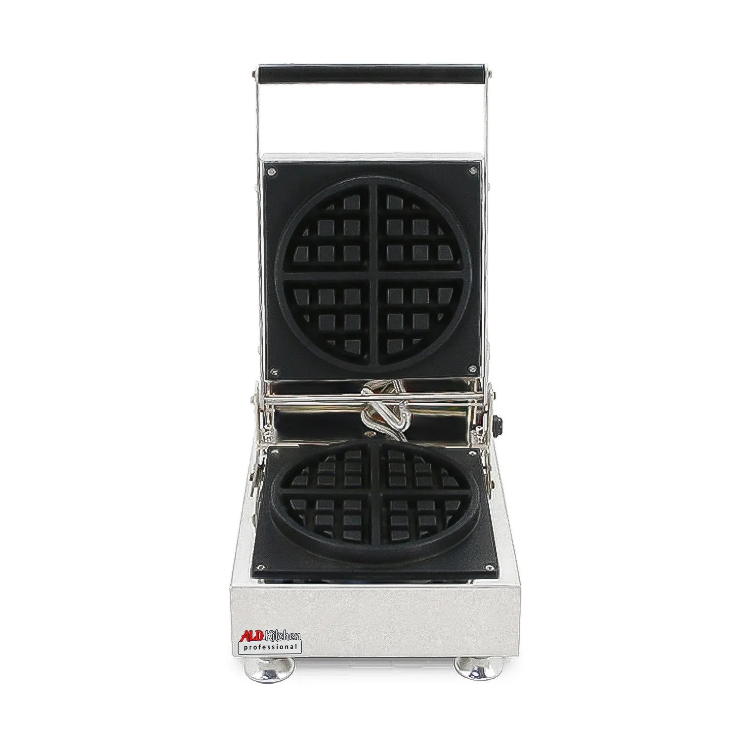 AP-91 Belgian Waffle Maker Thick | Belgian Waffle Maker | Round-Shaped Waffles with Four Parts | Stainless Steel