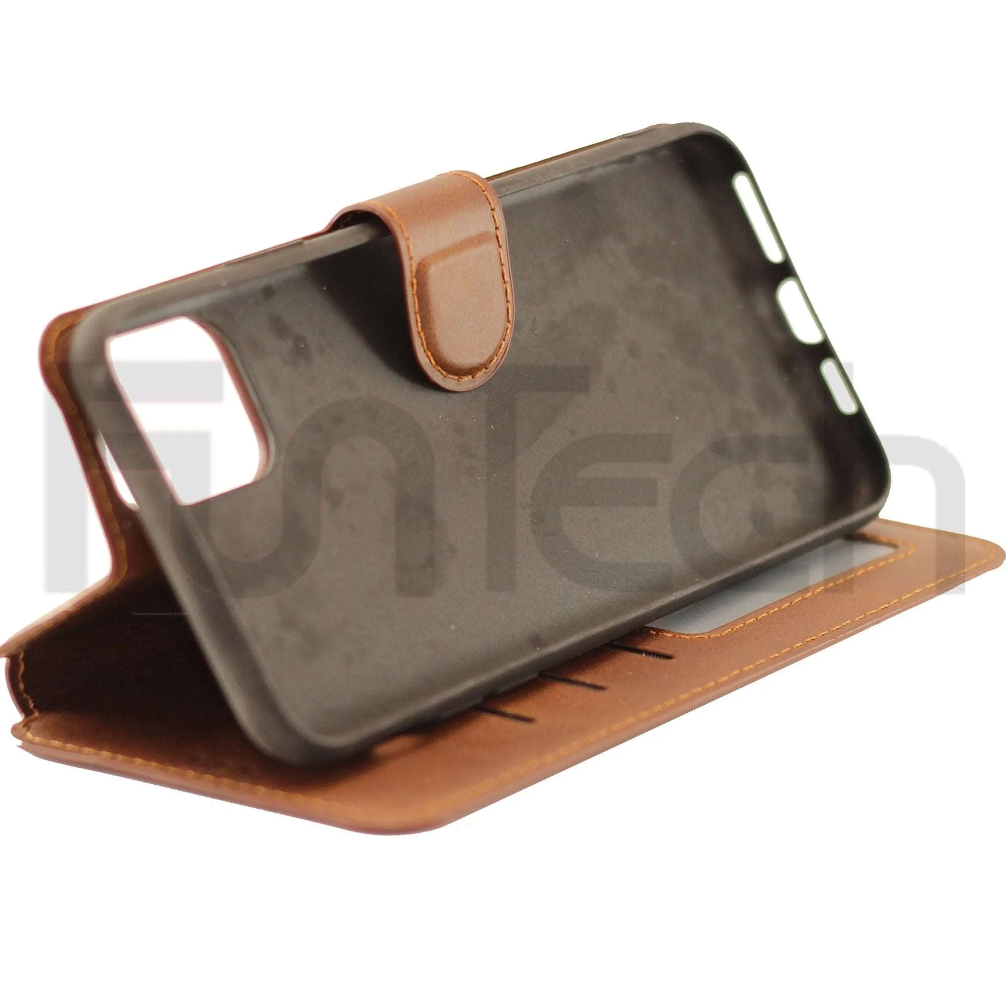 Apple iPhone 11 Pro MAX Leather Wallet Case Color Brown