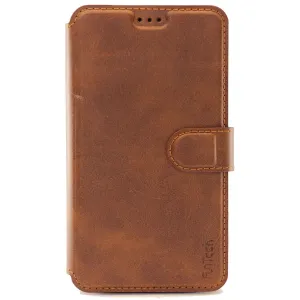 Apple iPhone 11 Pro MAX Leather Wallet Case Color Brown