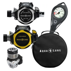 Aqualung Leg3nd Elite Regulator Set with Regulator Bag