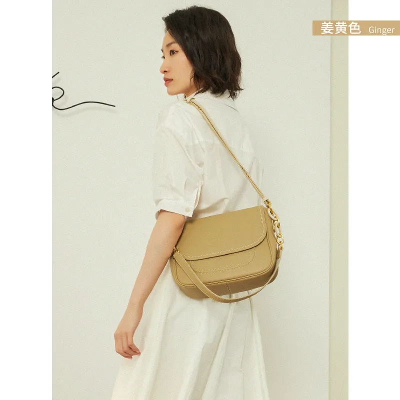 Autumn And Winter New Underarm Bags Niche Women's Bags High Quality All-Match Trendy Texture One-Shoulder Messenger Bags Saddle Bag