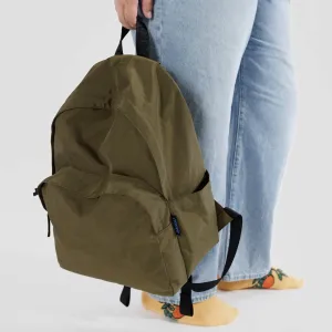 Baggu Large Nylon Backpack in Seaweed