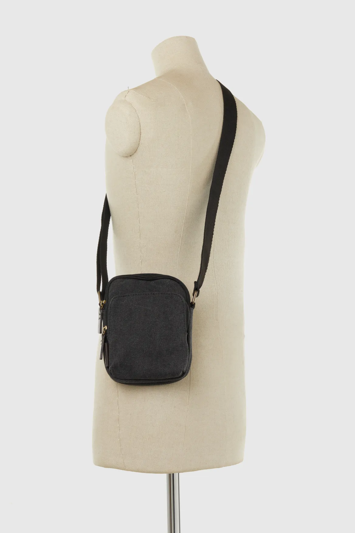 Blake Canvas and Lea Trim Stylish Phone Bag