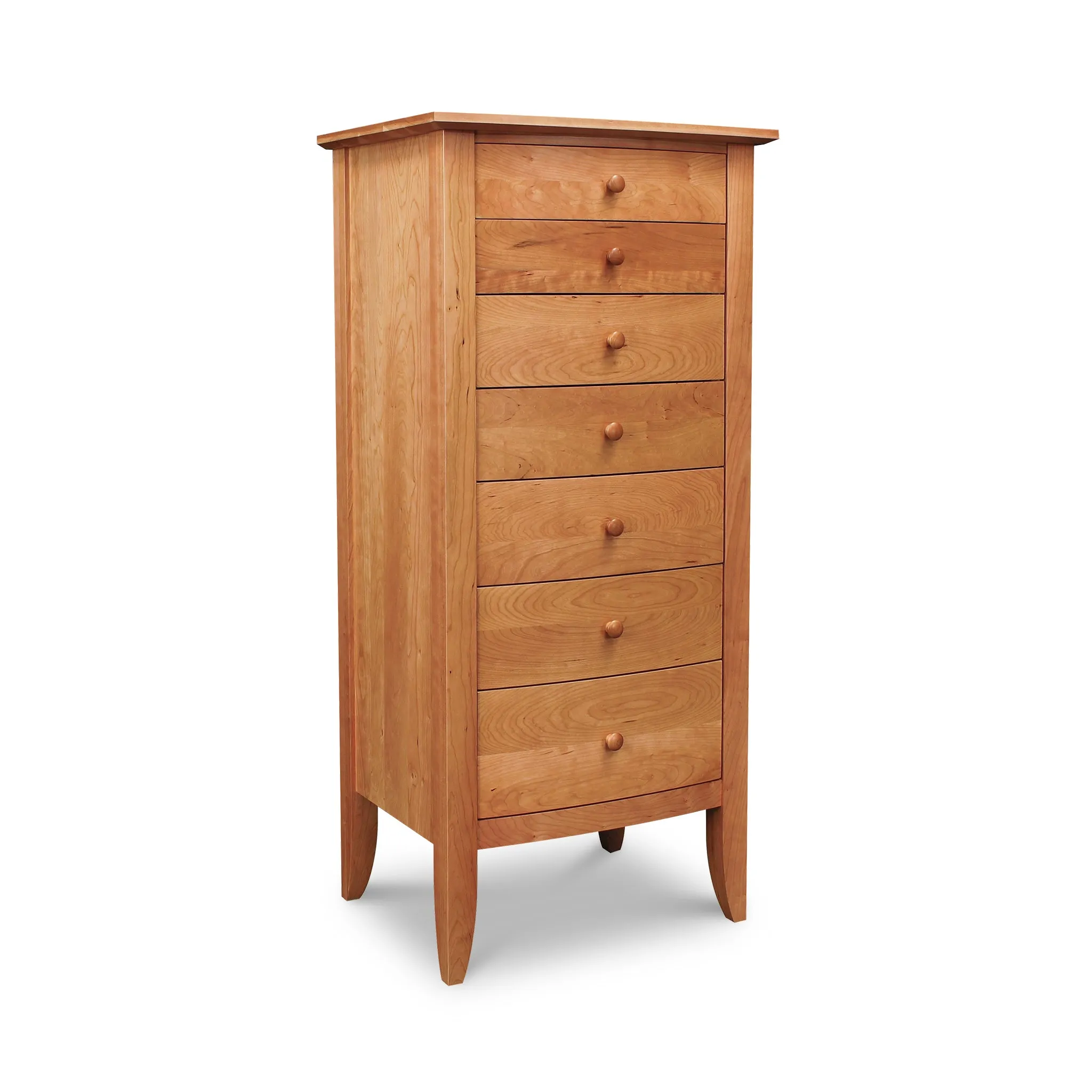 Bow Front 7-Drawer Lingerie Chest