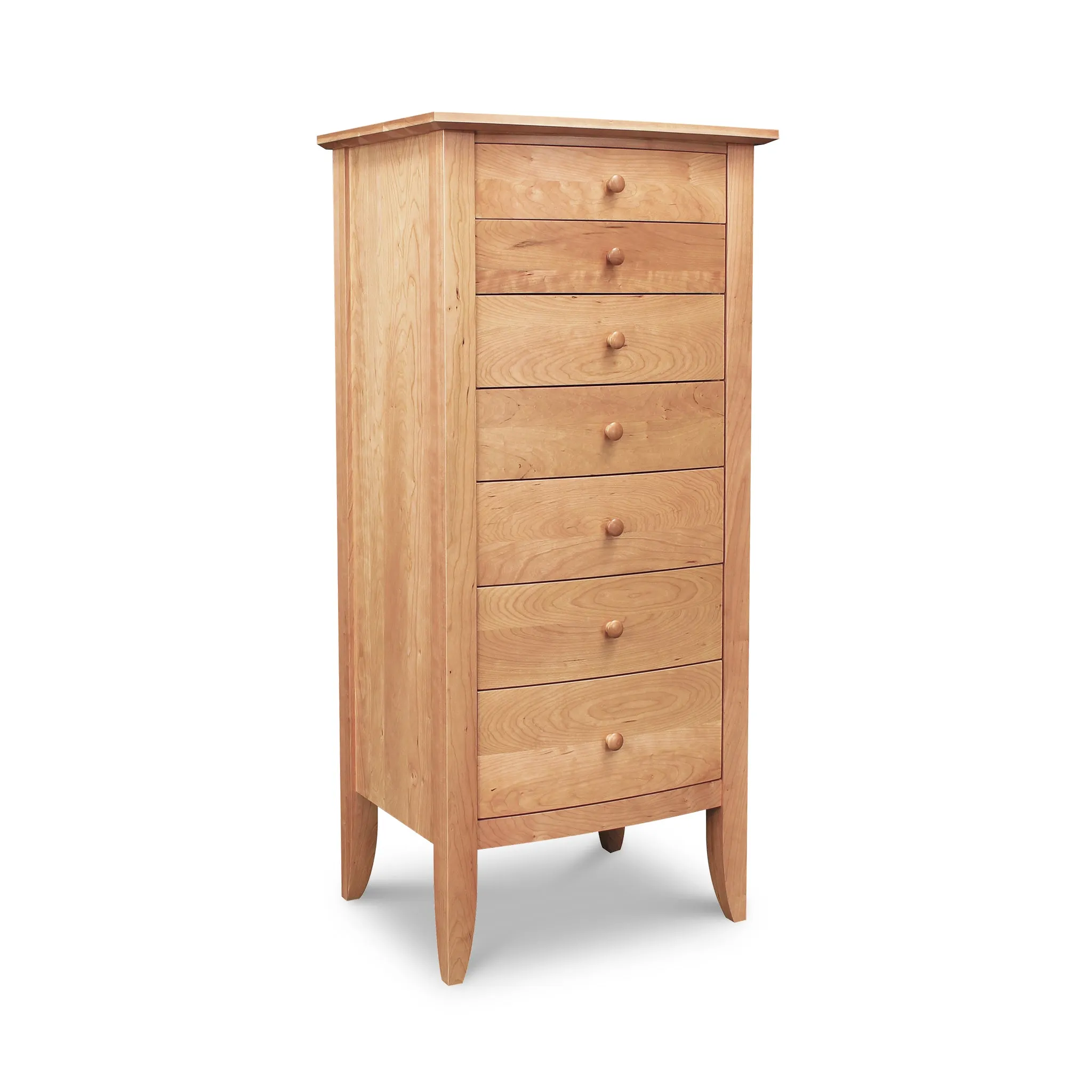 Bow Front 7-Drawer Lingerie Chest