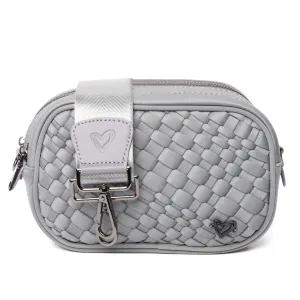 Caledon Woven Crossbody - Slate