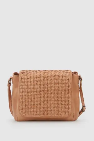 Capri Leather Flap Crossbody Bag