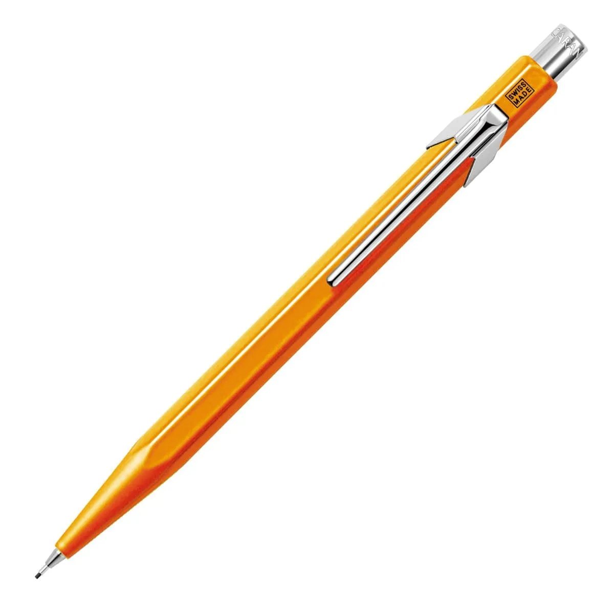 CARAN d'ACHE 844 Mechanical Pencil Metal 0.7mm, Fluo Orange