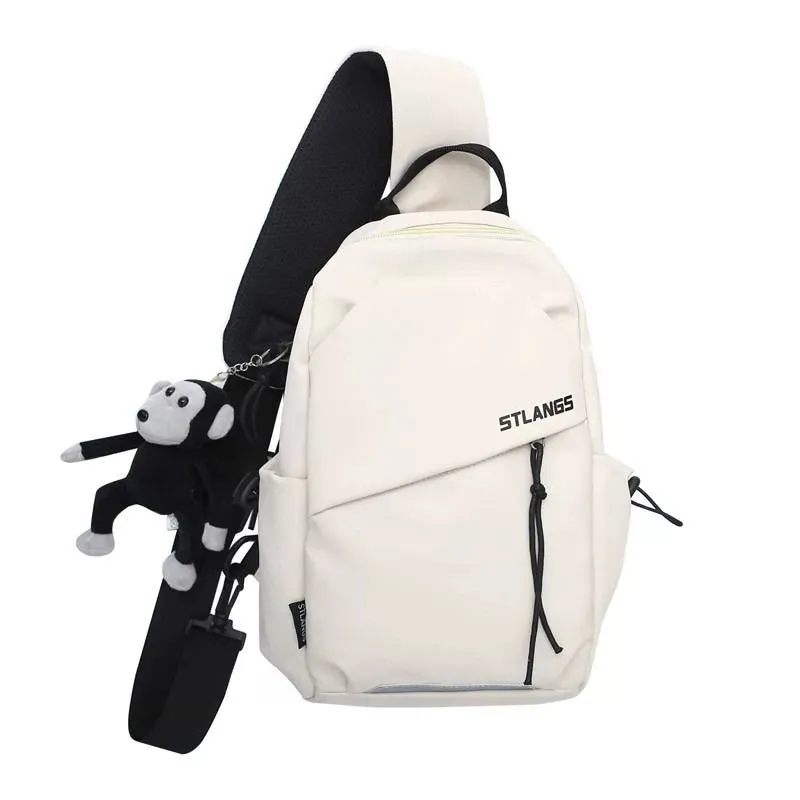 Chest Bag Female Men's Messenger Bag Sports Cycling Easiest for Match Shoulder Bag 2024 New Arrival Large Capacity Small Shoulder Bag Student Backpack