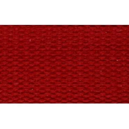 Cotton Webbing - Red - 1" (25mm)