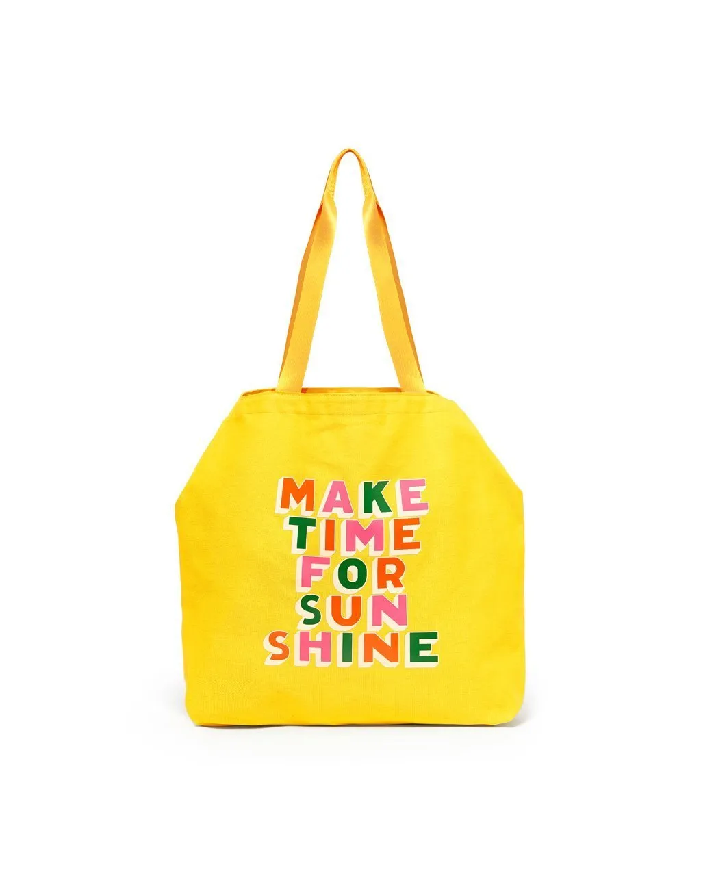 Deluxe Tote Bag - Make Time for Sunshine