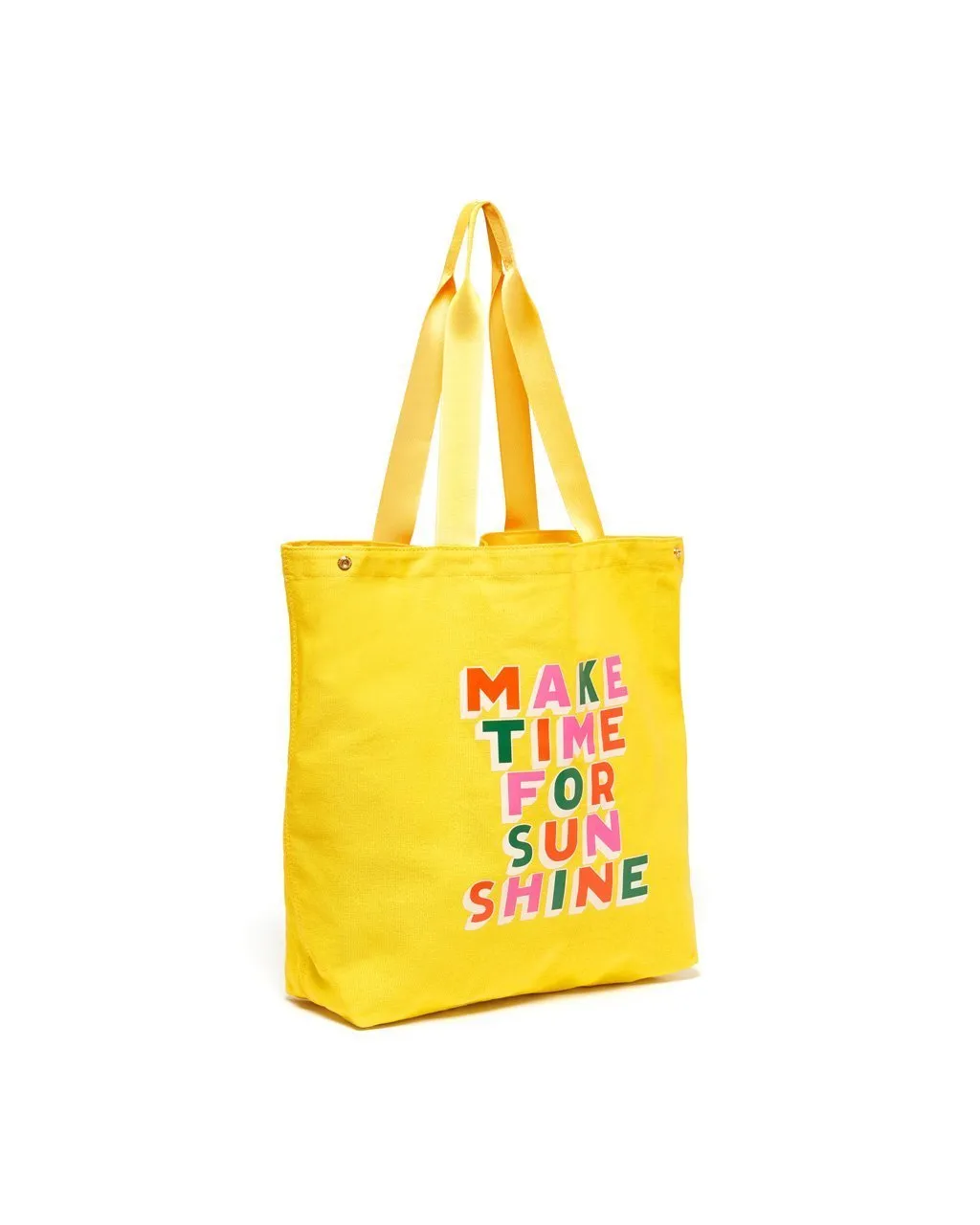 Deluxe Tote Bag - Make Time for Sunshine