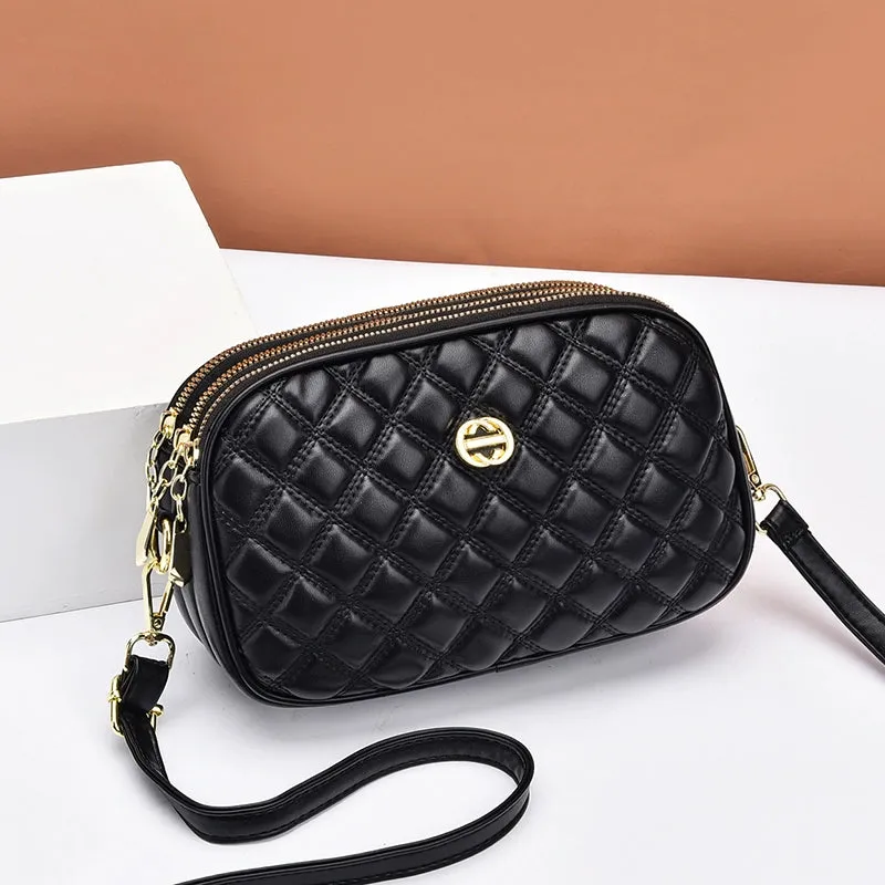 Diamond Plaid 2022 New Women's Chic Bag