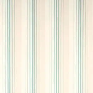 Draper Stripe Duck Egg Wallpaper