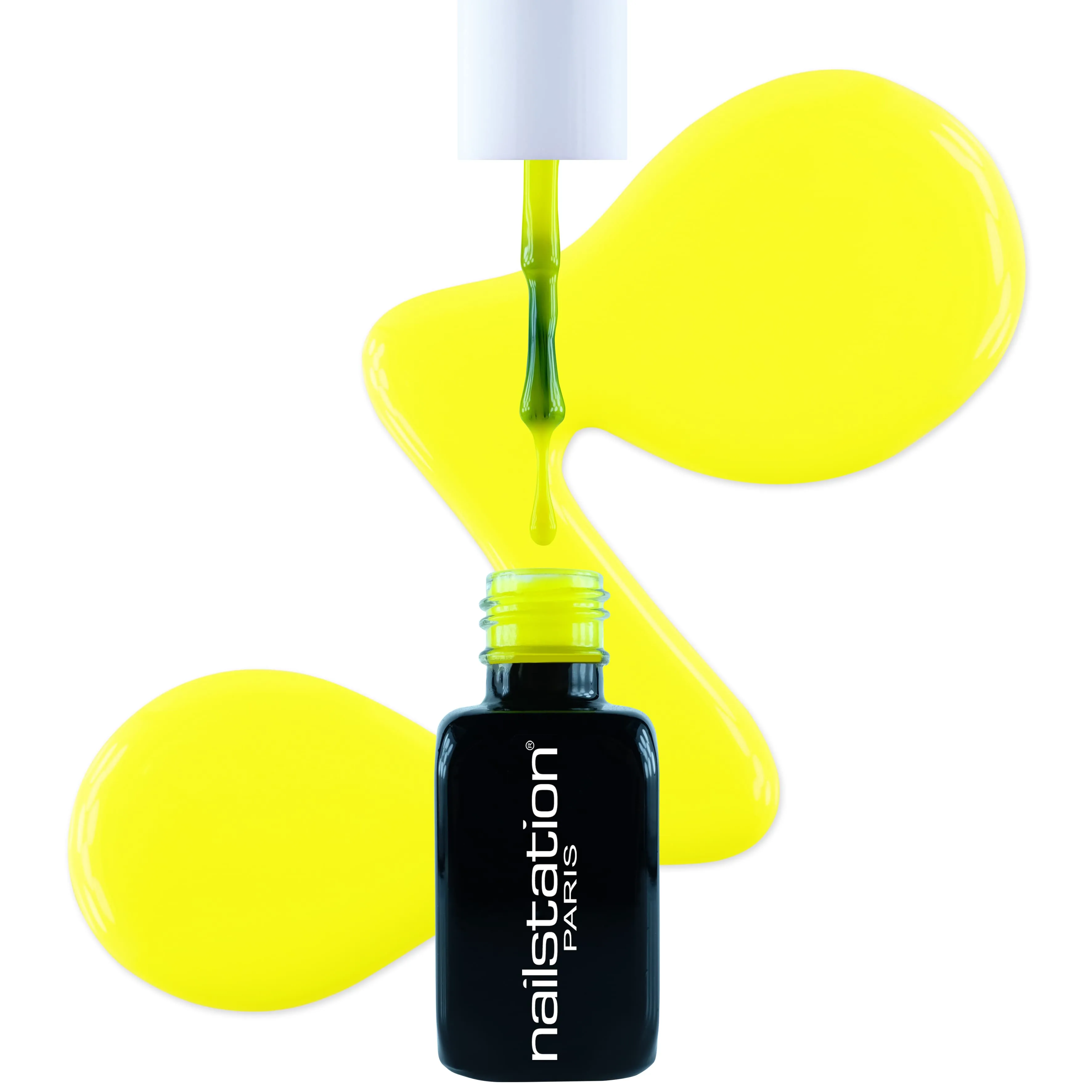 europe | Neon yellow gel polish