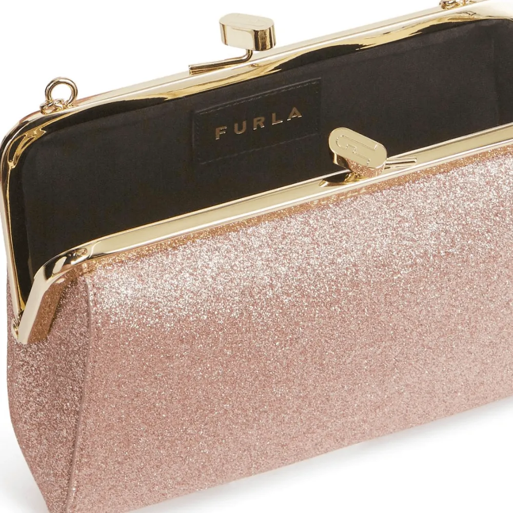 Furla Evening Mini Clutch Bag - Carne Pink