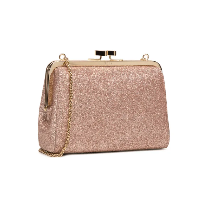 Furla Evening Mini Clutch Bag - Carne Pink