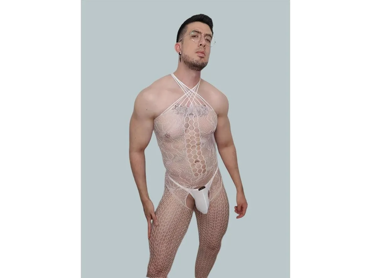 Gay Bodystockings | Seductive Hollow Design and Open Crotch