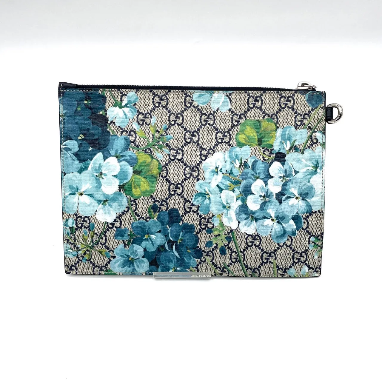 GUCCI GG Blooms Clutch Bag Blue