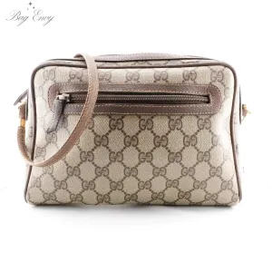 GUCCI GG Supreme Canvas Crossbody Bag