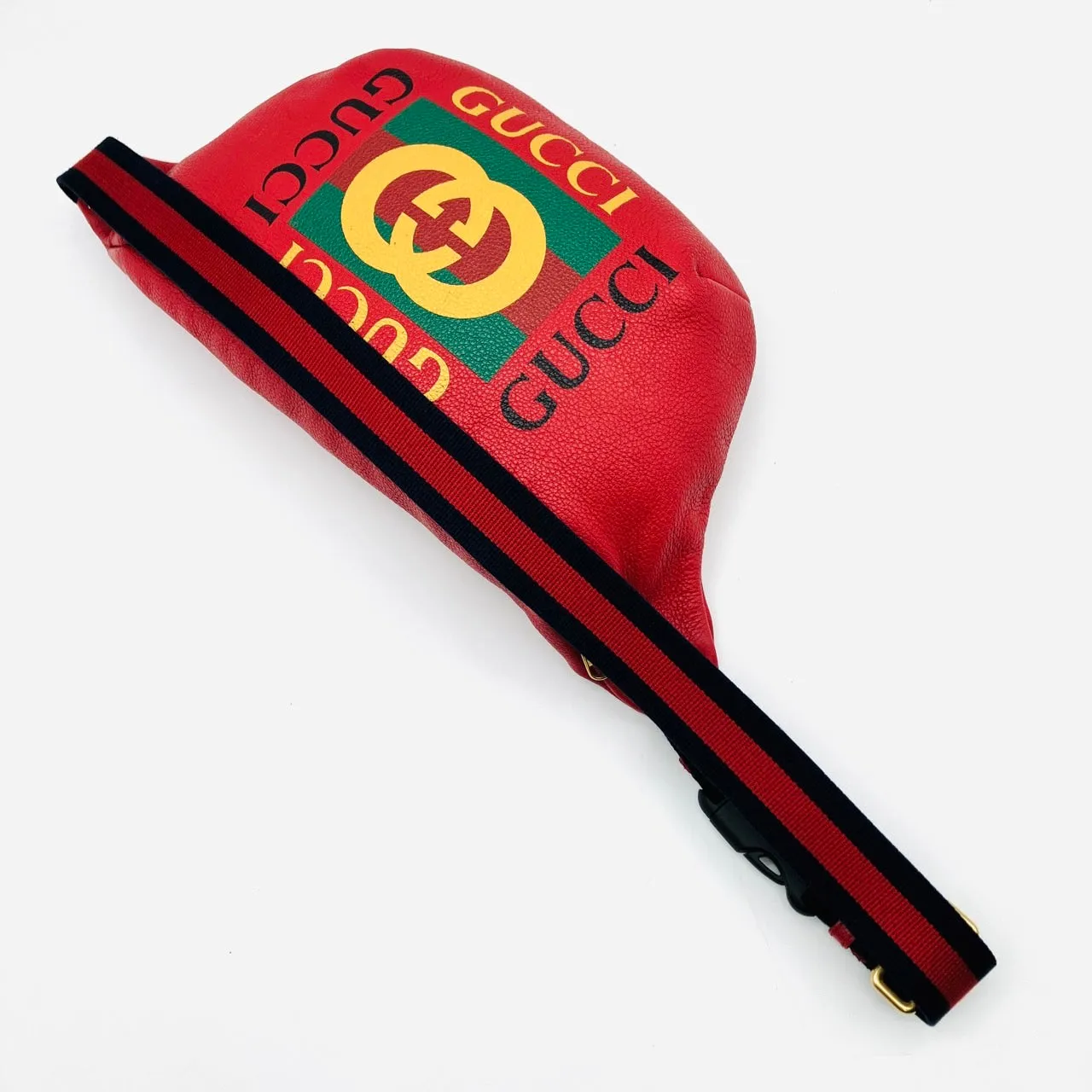 GUCCI Logo Print Body Bag