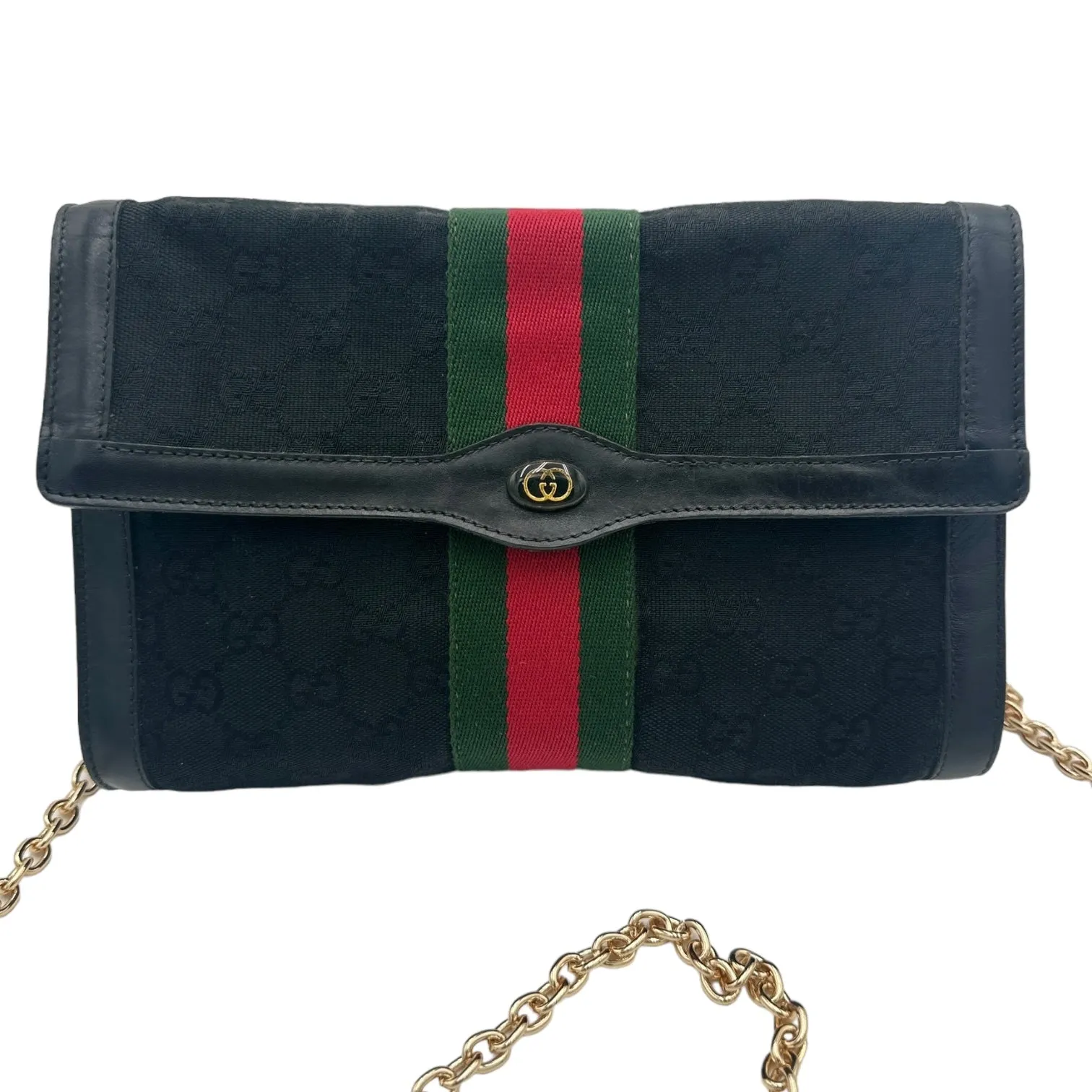 GUCCI Medium GG Supreme Canvas Crossbody Bag