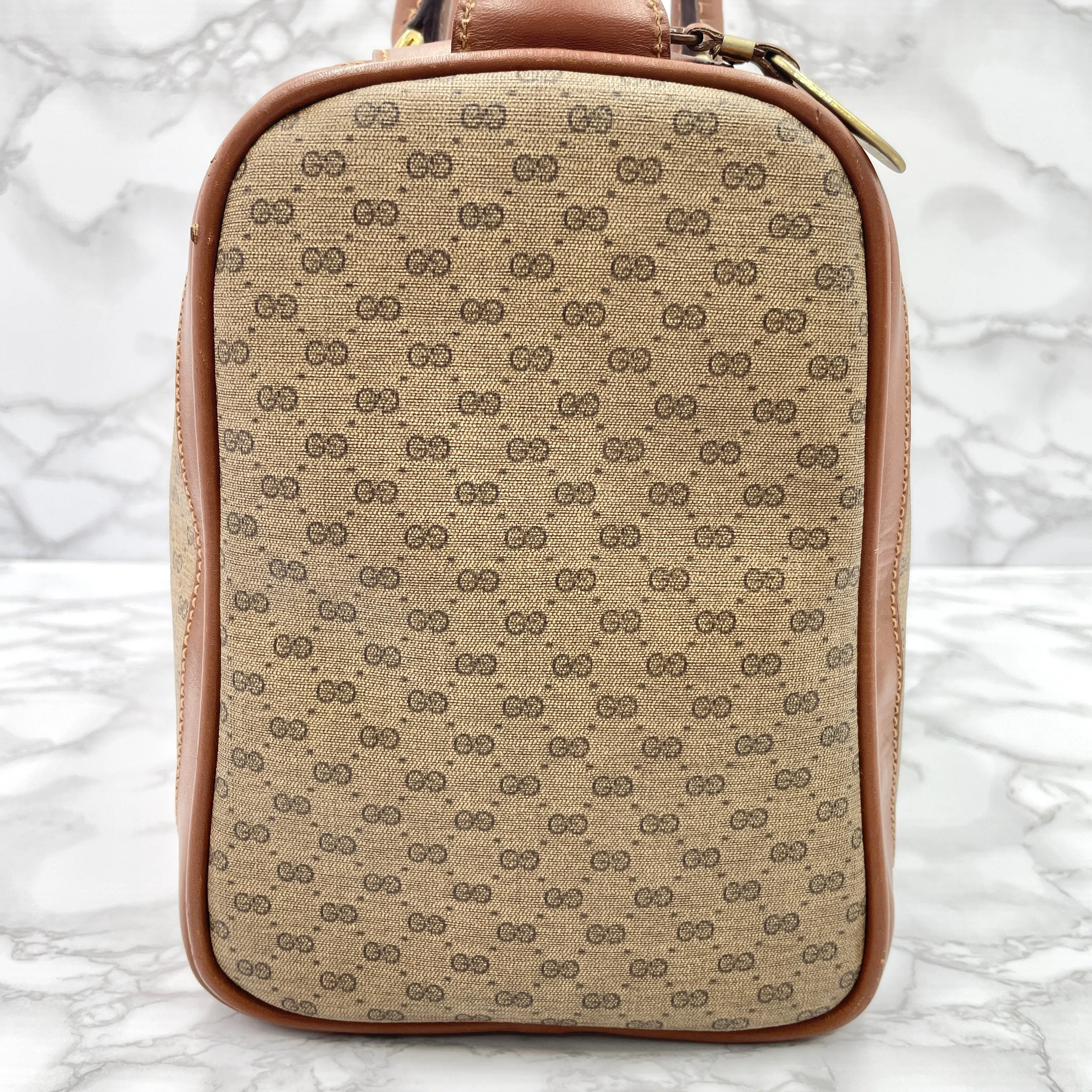 GUCCI Old Sherry Line Mini Boston Bag