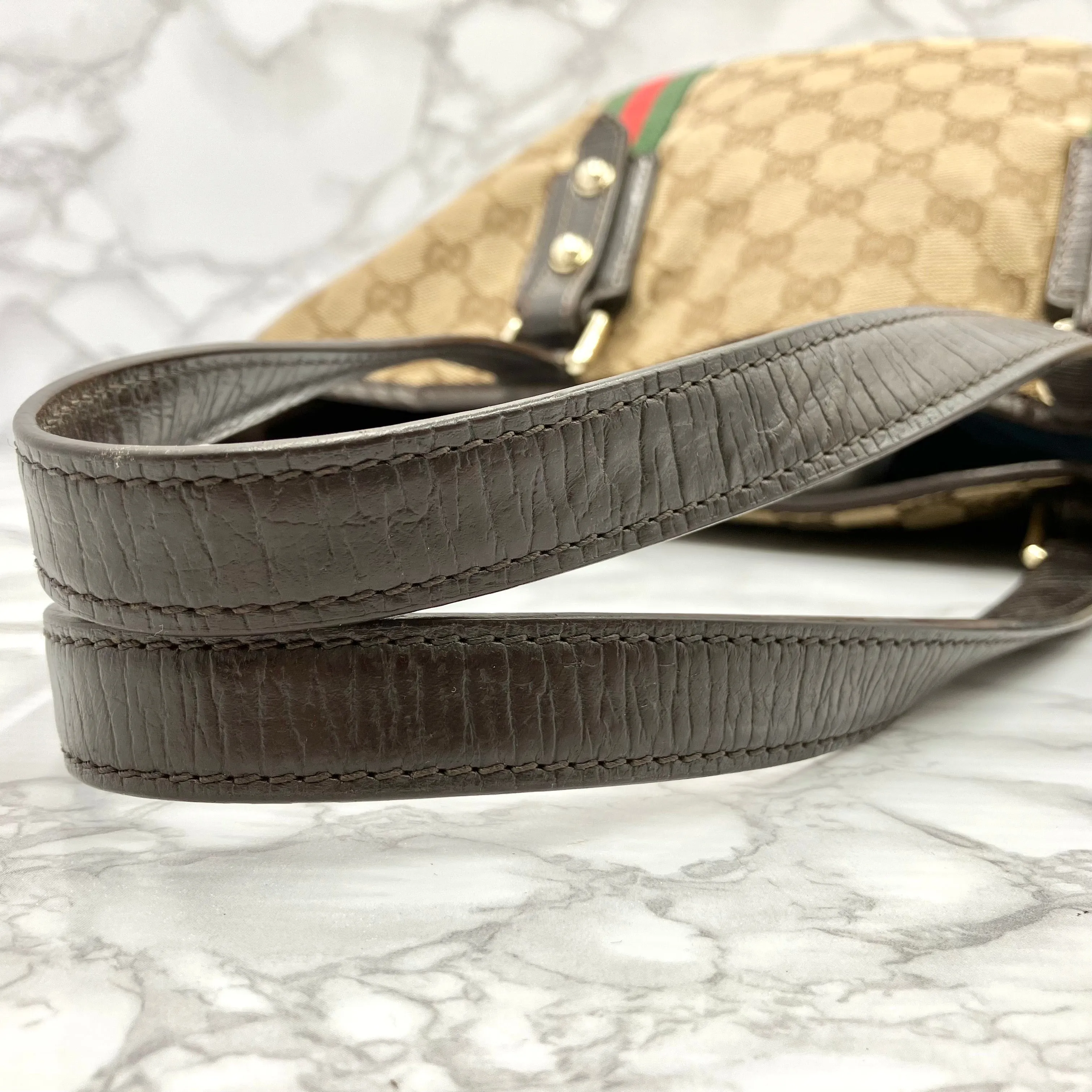 GUCCI Sherry Line Tote Bag