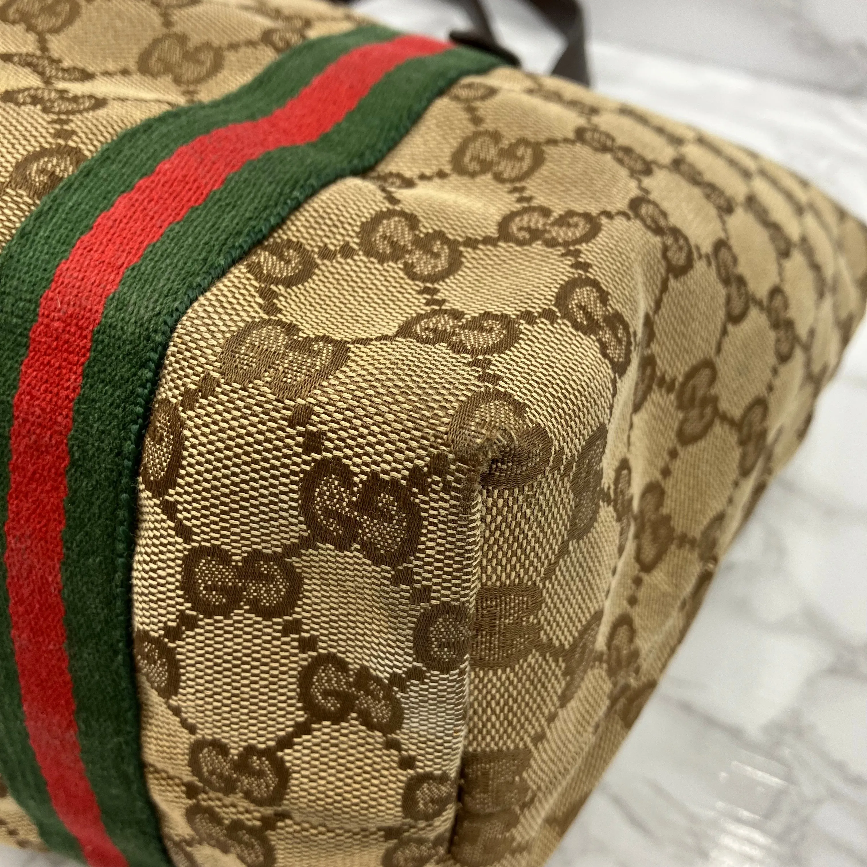 GUCCI Sherry Line Tote Bag