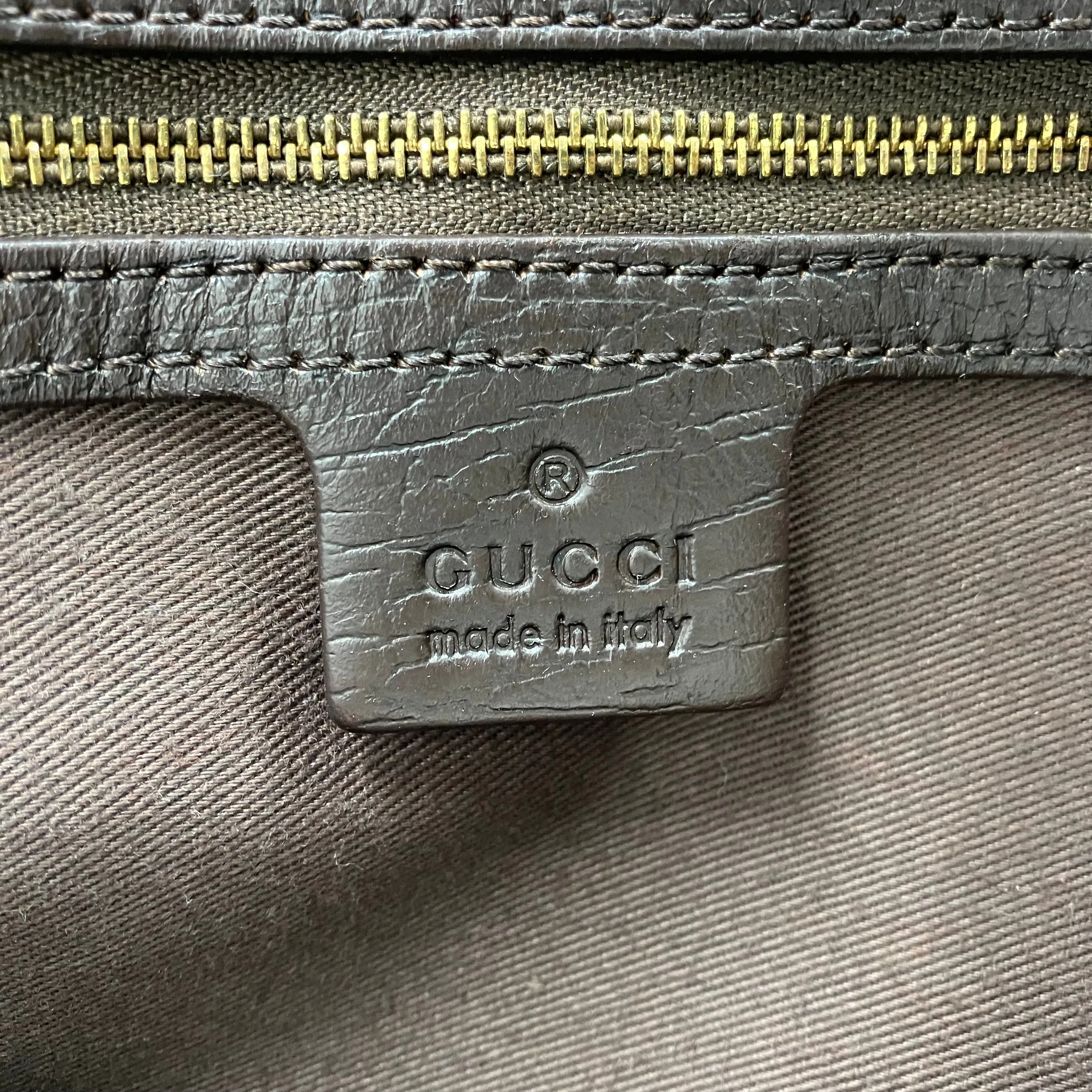 GUCCI Sherry Line Tote Bag