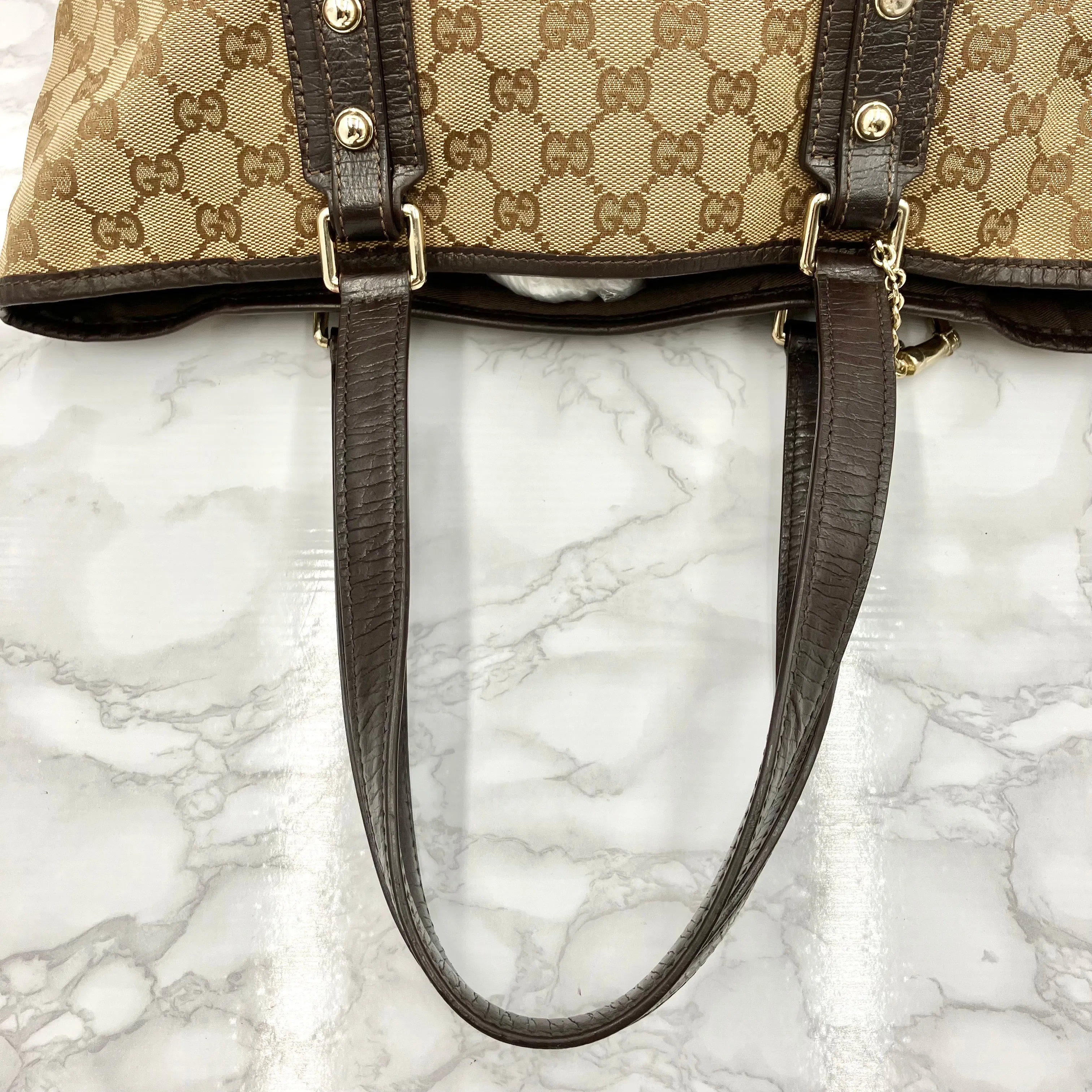 GUCCI Sherry Line Tote Bag