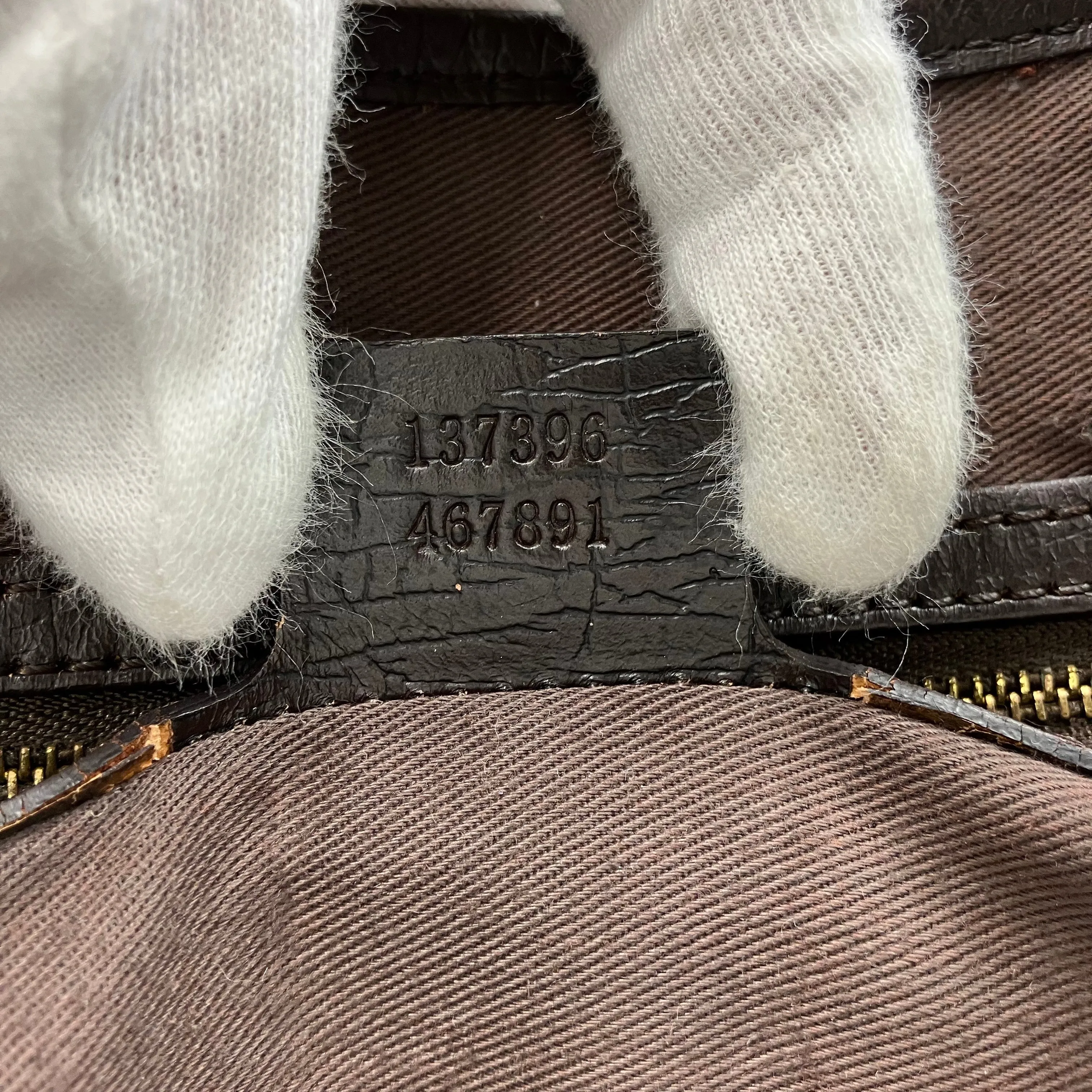 GUCCI Sherry Line Tote Bag