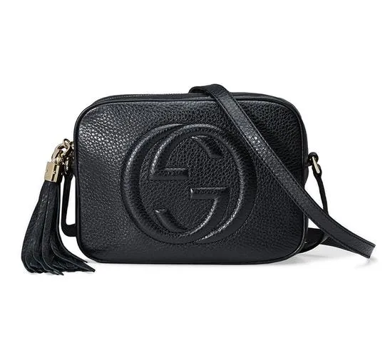 Gucci Soho Disco Crossbody Black Leather Shoulder Bag