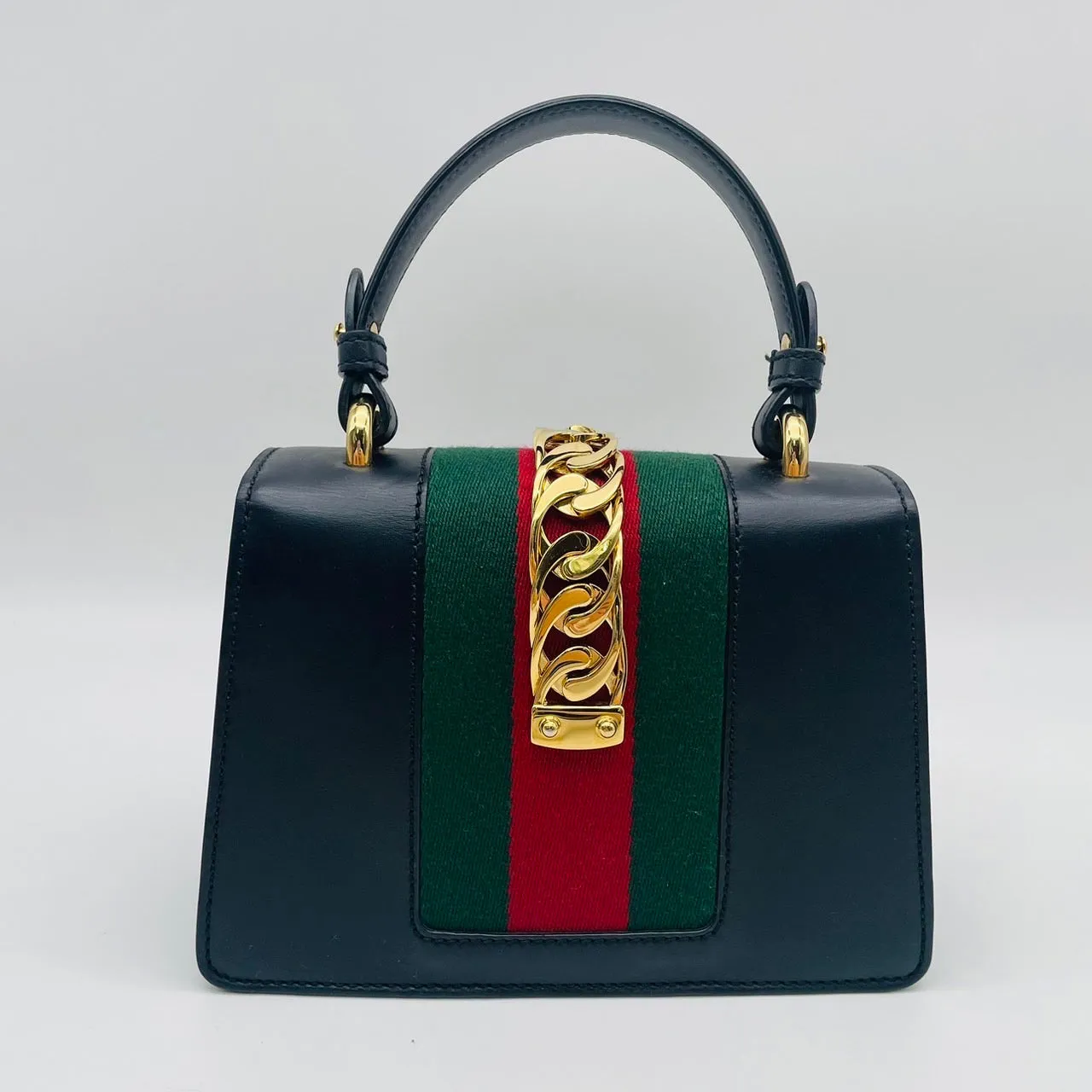 GUCCI Sylvie Mini Shoulder Bag 2-way Handbag