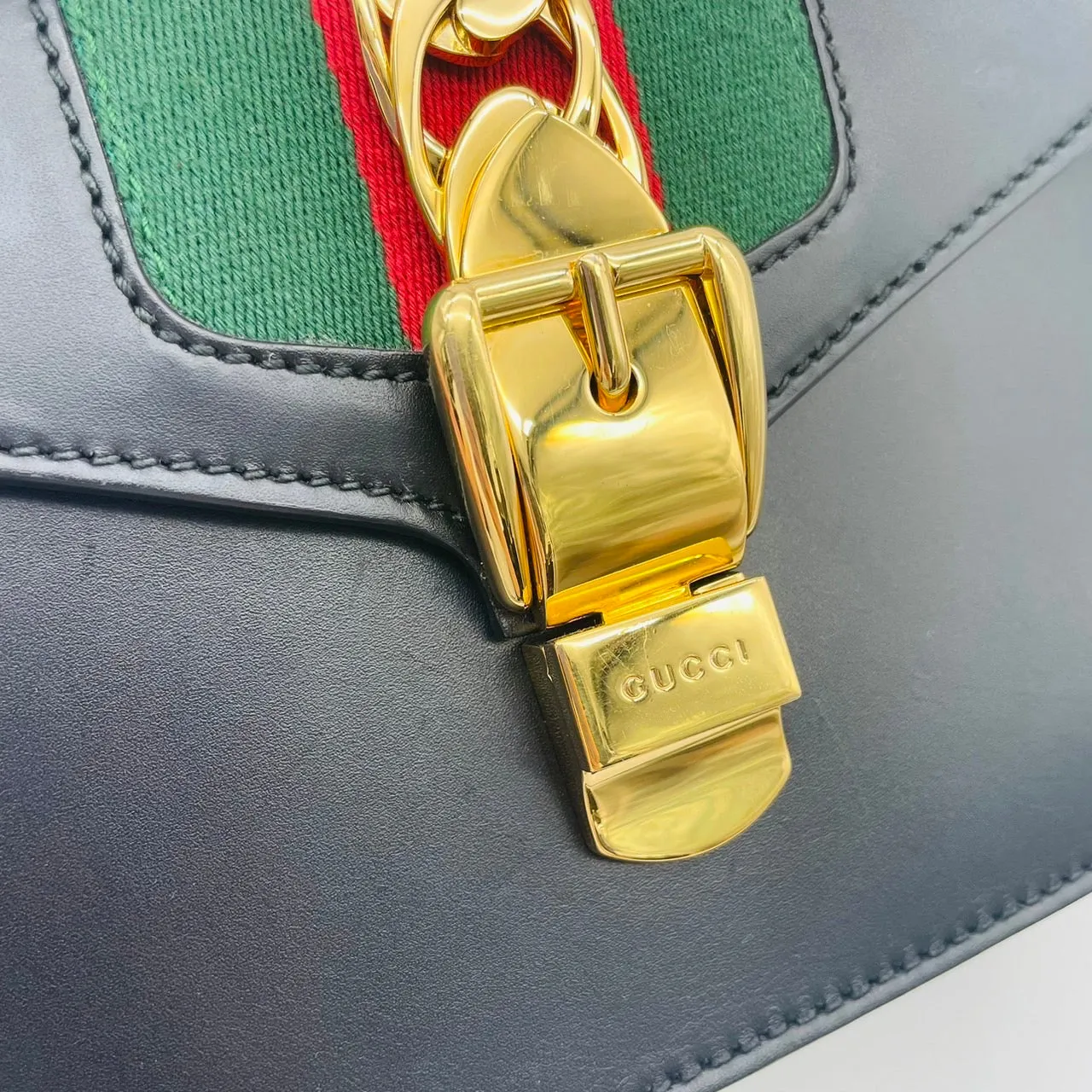 GUCCI Sylvie Mini Shoulder Bag 2-way Handbag