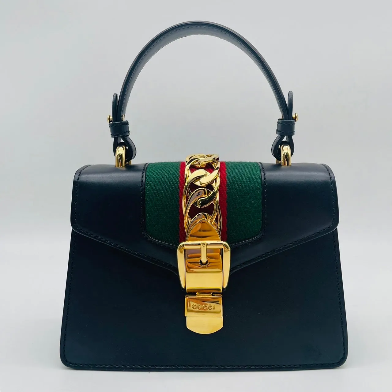 GUCCI Sylvie Mini Shoulder Bag 2-way Handbag