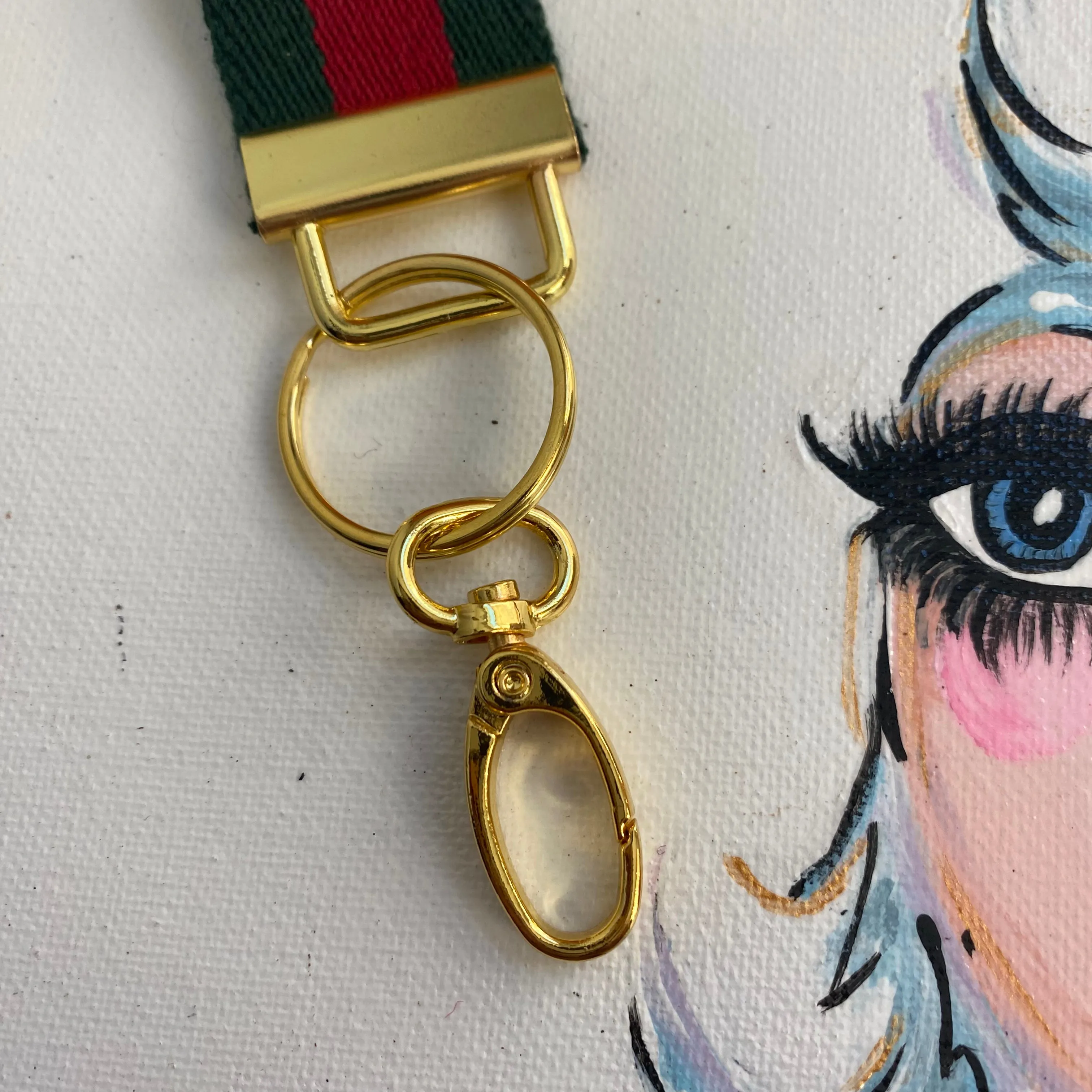 Gucci Wristlet Keychain