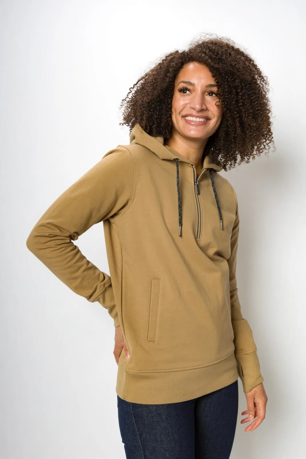 Guch | Women's Quarter Zip Hoodie