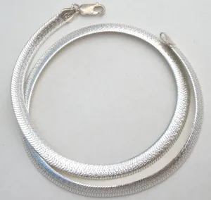 Italian Fancy Herringbone Necklace 18"