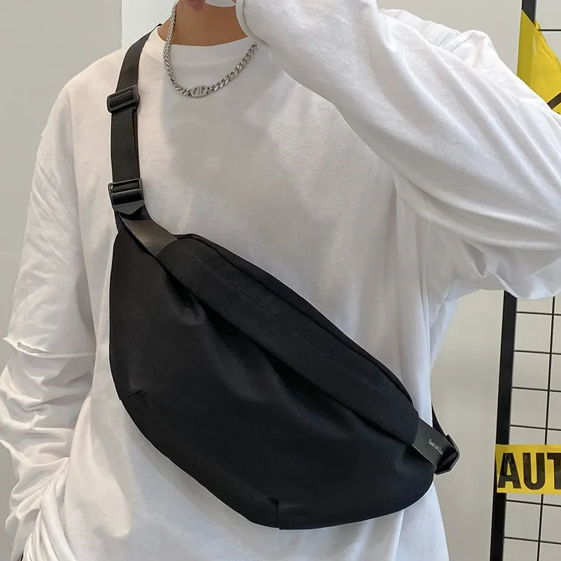 Japanese-Style Waterproof Lightweight Chinese Fad Sports Men Shoulder Bag