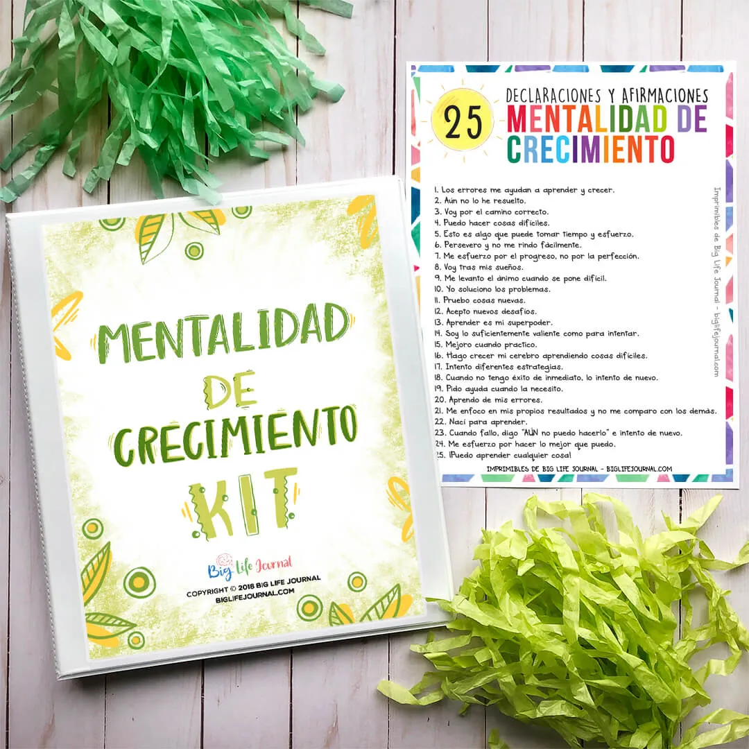 Kit Imprimible de la Mentalidad de Crecimiento - Professional License