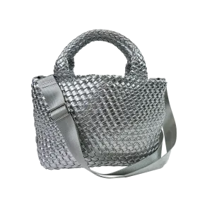 Lexi Metallic Woven Tote